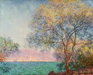 Antibes in the Morning – Serene – Textured Canvas