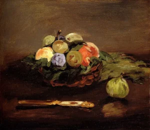 Basket of Fruits – Abundant Harvest – Hand-Painted Oil
