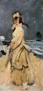 Camille on the Beach – Serene – Hand-Painted Oil