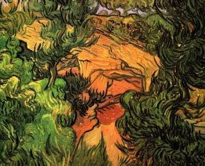 Entrance to a Quarry – Rugged – Impasto Oil