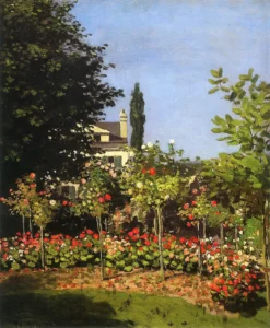 Garden in Bloom at Sainte-Addresse – Vibrant – Hand-Painted Oil