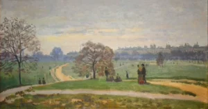 Hyde Park – Serene Greens – Textured Canvas