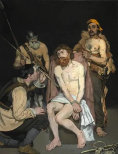 Jesus mocked by the Soldiers – Solemn – Textured Canvas