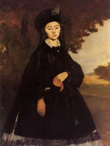 Madame Brunet – Elegant – Hand-Painted Oil