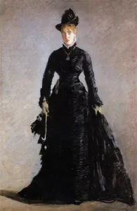Hand-painted oil reproduction after Edouard Manet's Parisienne Study of Ellen Andree