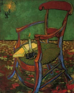 Paul Gauguin's Armchair – Empty Presence – Textured Oil
