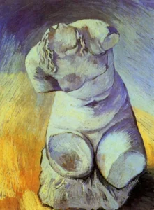 Plaster Statuette – Classical – Hand-Painted Oil