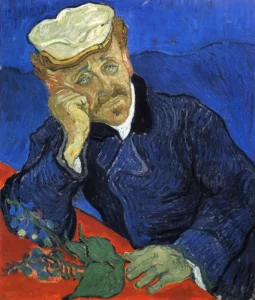 Portrait of Doctor Gachet – Melancholy – Hand-Painted Oil