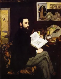Portrait of Emile Zola – Intellectual – Hand-Painted Oil