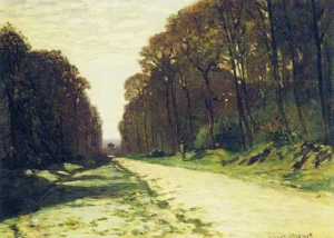 Road in a Forest Fontainebleau – Lush – Textured