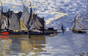 Sailboats – Serene Waters – Hand-Painted Oil