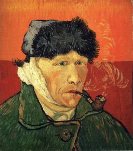 Self Portrait with Bandaged Ear – Resilience – Impasto Oil