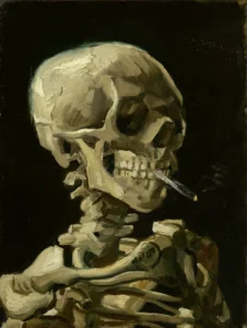 Skull of a Skeleton – Macabre – Hand-Painted Oil