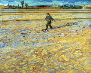 Sower – Hopeful Harvest – Hand-Painted Oil