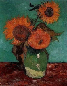 Sunflowers – Golden Radiance – Textured Canvas