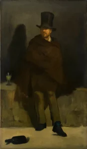 The absinthe drinker – Melancholy – Textured Canvas