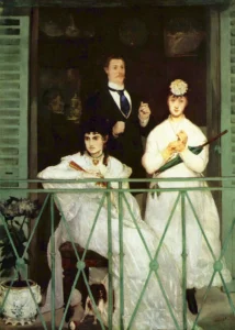 The Balcony – Elegant Repose – Textured Oil