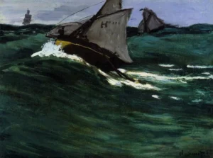 The Green Wave – Majestic – Hand-Painted Oil
