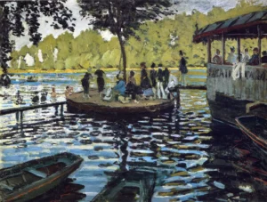 The Grenouillère – Lively – Hand-Painted Oil