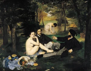 The Luncheon on the Grass – Pastoral – Impasto Oil