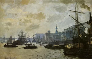 The Port of London – Industrial – Textured Canvas