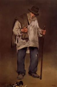 The Ragpicker – Gritty Realism – Textured Canvas