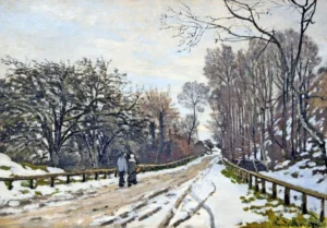 The Road to the Farm of Saint-Simeon – Serene – Textured Oil