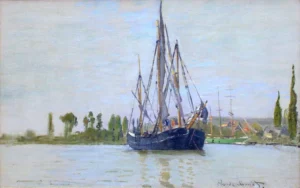 The Sailing Boat – Serene Waters – Textured Canvas