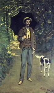 Victor Jacquemont Holding a Parasol – Sunny – Impasto