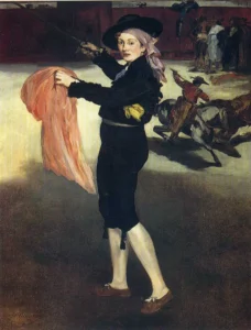 Victorine Meurent – Bold Costume – Hand-Painted Oil
