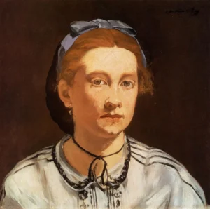 Victorine Meurent – Poetic Gaze – Hand-Painted Oil
