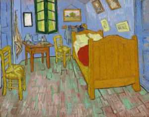 Vincent's Bedroom in Arles – Serene Retreat – Textured Canvas