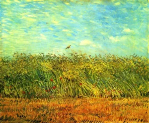 Wheat Field with a Lark – Serene – Textured Canvas