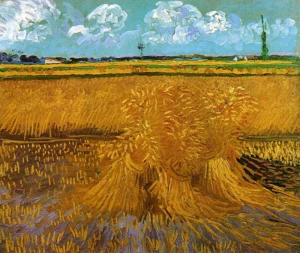 Wheatfield with Sheaves