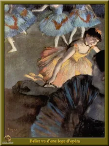 A Ballet Seen From The Opera Box – Spectacle – Hand-Painted Oil