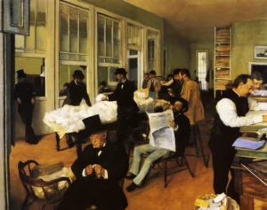 A Cotton Office in New Orleans – Industrious – Textured Canvas