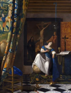 Allegory on Faith – Spiritual Devotion – Textured Canvas