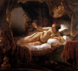Danae – Golden Rain – Hand-Painted Oil