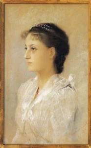 Emilie Flöge, Aged 17 – Graceful Youth – Textured Canvas