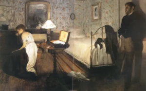 Interior (The Rape) – Tense – Textured Canvas