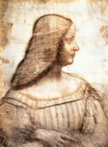 Isabella d'Este – Elegant Poise – Textured Oil