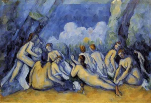 Large Bathers – Serene – Textured Hand-Painted Oil