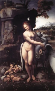 Leda – Divine Grace – Hand-Painted Oil