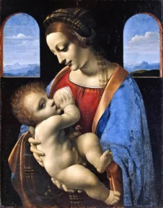Madonna Litta – Tender – Textured Canvas