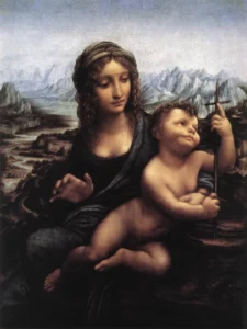 Madonna with the Yarnwinder – Devotion – Textured Canvas