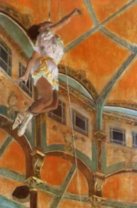 Miss La La – Aerial – Hand-Painted Oil