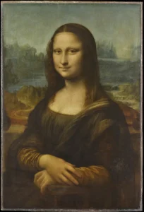 Mona Lisa – Enigmatic Smile – Textured Canvas