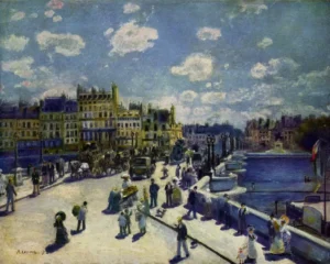 Pont Neuf – Bustling City – Textured Canvas