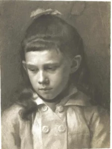 Portrait of a Girl – Serene – Impasto Oil
