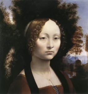 Portrait of Ginevra Benci – Stoic – Textured Canvas